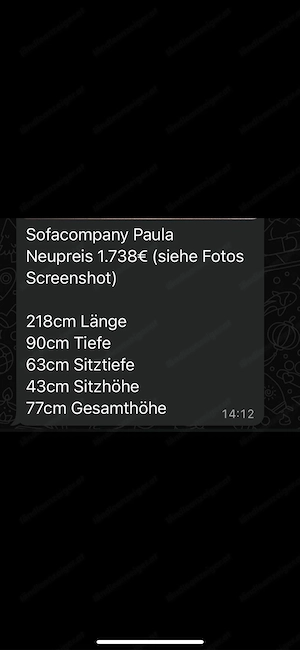 Sofacompany Sofa, Couch, Sitzgarnitur Bild 4