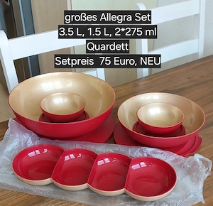 Allegra Set Tupperware NEU