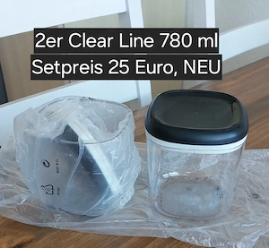 ClearLine Set Tupperware NEU