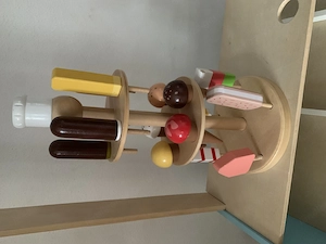Eiswagen - Verkaufsstand aus Holz für Kinder  Bild 9