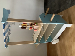 Eiswagen - Verkaufsstand aus Holz für Kinder  Bild 3
