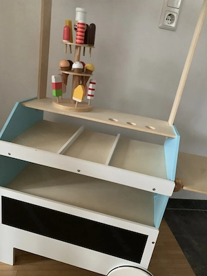 Eiswagen - Verkaufsstand aus Holz für Kinder  Bild 7