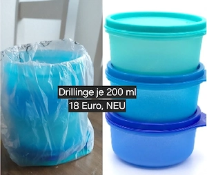 Drillinge Tuperware NEU