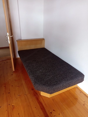 Chaiselongue   Recamiere mit Holzrahmen   gemütlich & platzsparend Bild 2