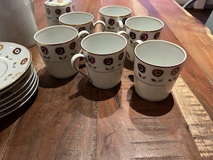 Hochwertiges Porzellan-Kaffeeservice aus Walbrzych Bild 2