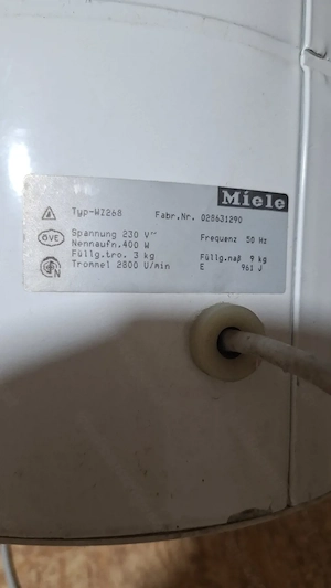 Wäscheschleuder MIELE Bild 4