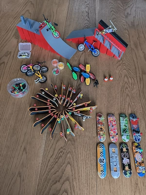 Finger Skateboards, Scooter, BMX mit Rampe