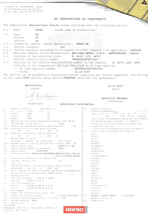 Moped der Marke Derbi Senda SM  SR 2D A1 Top Zustand mit Pickerl. Bild 9