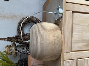 Hängelampe Vollholz