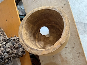 Hängelampe Vollholz Bild 3