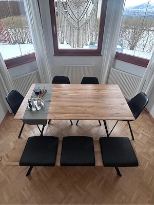 Esstisch mit Bank Bild 2