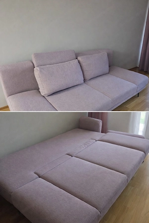 2er- Schlafsofa  Couch mit Stauraum