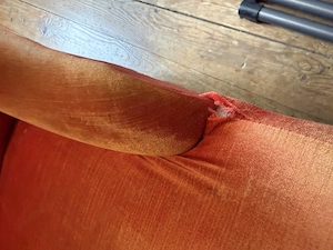 Roter Stuhl   Sessel  Bild 3