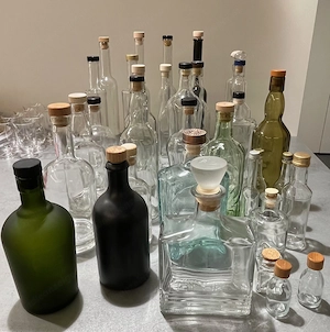 Sehr schöne, dekorative Flaschen - 30 Stück leer (alle inkl. Verschluss) Bild 4
