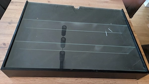 Hängevitrine schwarz mit Glas Bild 2