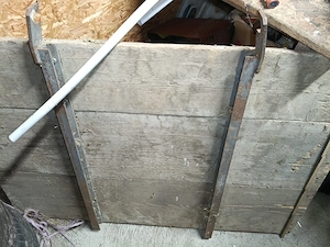 Transportbrücke auf Acker Schiene  Bild 3