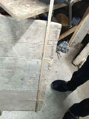 Transportbrücke auf Acker Schiene  Bild 2