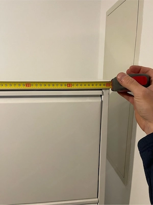 Schuhkipper, Schuhschrank Metall Bild 4