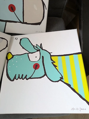 Kinderzimmer Leinwand 3teilig Bild 3