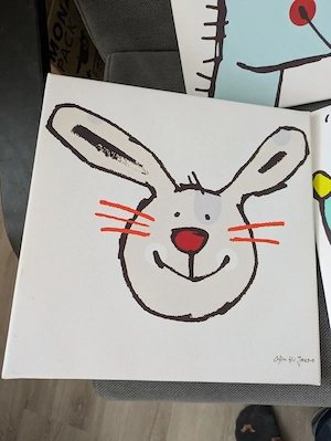 Kinderzimmer Leinwand 3teilig Bild 2