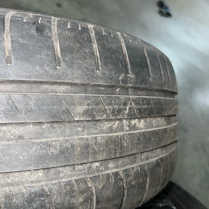 4x original audi alufelgen mit sommerreifen 205 55 16 91H Bild 8