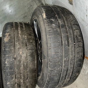 4x original audi alufelgen mit sommerreifen 205 55 16 91H Bild 10