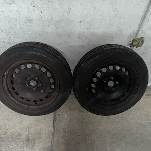 4x Vag stahlfelgen auf sommerreifen 205 60 16 92H Audi seat skoda VW 5x112 Bild 2