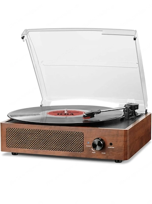 Plattenspieler und Platten 