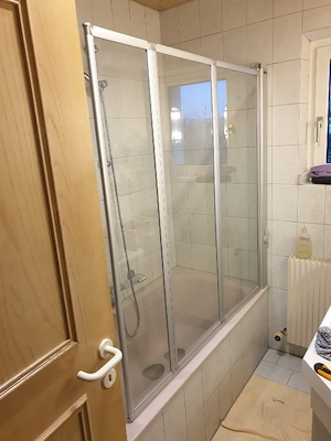 Duschwand aus Glas Bild 2