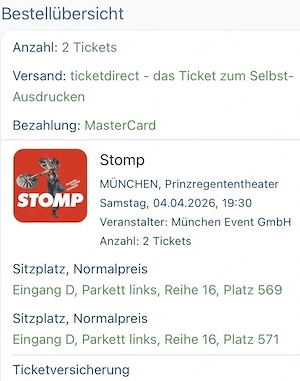 Karten für STOMP in München  Bild 2