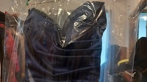 Königsblaues Matura Ball Kleid Bild 5