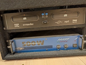 DJ PA Anlage 500W Verstärker Lautsprecher DJ Pult Bild 4