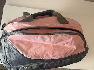 Sporttasche   Reisetasche rosa schwarz Bild 3