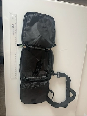 Umhängetasche   Gürteltasche dunkelgrau Bild 4