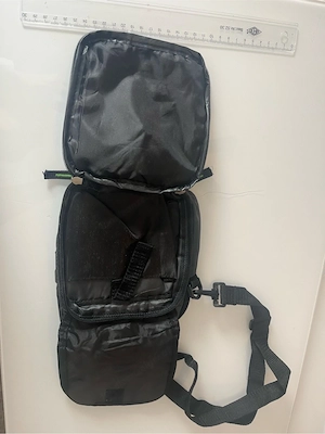 Umhängetasche   Gürteltasche dunkelgrau Bild 5