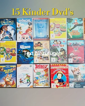 Kinder Dvd's komplett im Paket 
