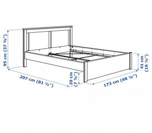 IKEA Bettgestell mit Lattenrost  Bild 4