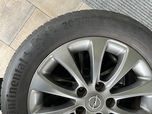 Opel Zafira: Alufelgen mit Sommerreifen Continental 205 55 R 16 Bild 5