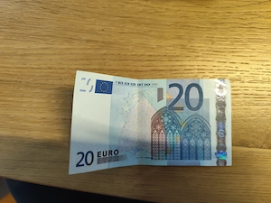 20 Euro Schein von 2002 Bild 2