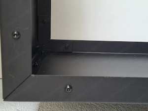 Metallholzregal   höhe  1.56m      tiefe 35cm   breite1.56    Rand 4cm 