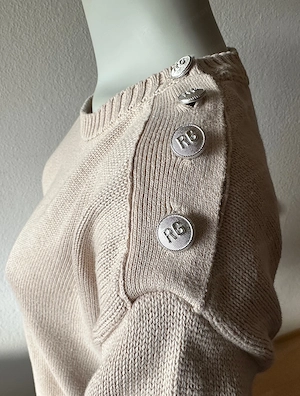 Eleganter Damenpullover Gr. 40 beige - Redgreen - wie neu Bild 3