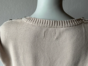 Eleganter Damenpullover Gr. 40 beige - Redgreen - wie neu Bild 8