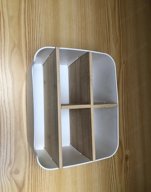 Weißer Organizer Bild 2