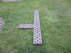 Beetplatten 50 cm lang und 21 cm breit