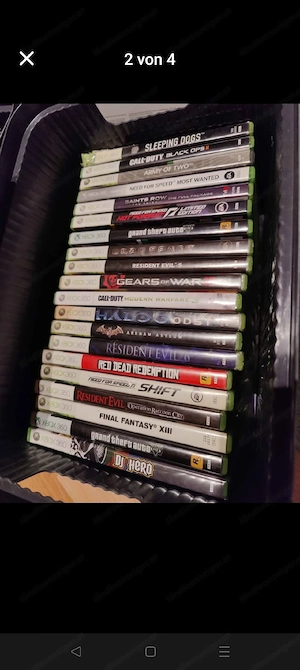 Xbox 360 + Spiele  Bild 2