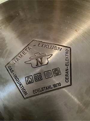 Großer Edelstahltopf Bild 2