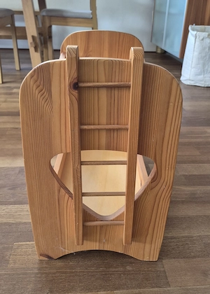 Puppen Stockbett Vollholz Bild 4