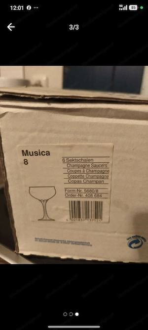 6er Set Schott Zwiesel Kristallgläser "Musica" - NEU & OVP Bild 3
