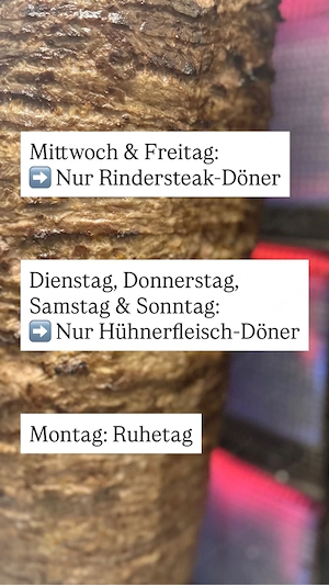 Steak-Döner vom Rind "Et Döner"   Jeden Mittwoch & Freitag Bild 2