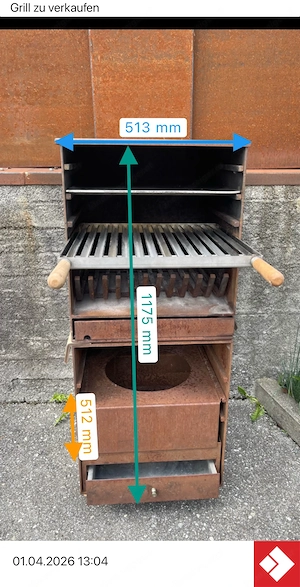 Grill zu verkaufen